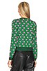 view 3 of 4 Roberta Sweater in Dot Snake & Fall Green