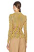 view 3 of 4 Nathaniel Top in February Geo Yoke Yellow