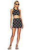 view 4 of 4 Gia Top in Black Check