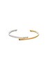 view 1 of 3 Leda Bangle in Yellow Gold & Silver