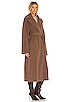 view 3 of 4 The Jacintha Coat in Brown