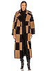 view 1 of 5 Arlo Coat in Black & Tan Check