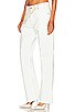 view 3 of 5 GEMINI JEANS 와이드레그 진 in White & Natural