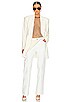 view 5 of 5 GEMINI JEANS 와이드레그 진 in White & Natural