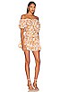 view 2 of 3 Retro Floral Elsie Dress in Mango & Lilac
