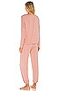 view 3 of 3 Gisele Slouchy Set in Misty Rose