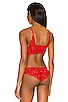 view 3 of 4 Naya The Classic Longline Bralette in Haute Red