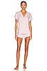 view 1 of 3 Gisele The Shortie Short PJ Set in Lilac & Ivory