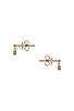 view 2 of 3 Diamond Arc Stud Earring in Gold