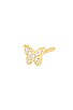 view 2 of 2 Baby Butterfly Stud Earring in Gold