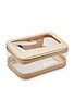 view 4 of 5 ESTOJO DE VIAGEM DE MAQUIAGEM - CLARO CLEAR MAKEUP TRAVEL CASE in Blush