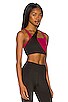 view 2 of 4 Cotton Candy Tennis Sports Bra in Plum Goddess
