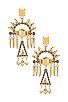 view 2 of 3 Evie Earring in Golden Glow