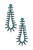 view 1 of 2 Beatrix Earrings in Turquoise