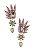 view 1 of 2 Abrielle Earrings in Purple