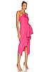 view 2 of 3 Reception Dress in Fuchsia