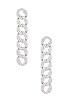 view 1 of 3 Chain Link Earrings in Silver