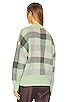 view 3 of 4 MARY セーター in Sea Green Check