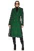 view 2 of 6 x Rj Wool Tailored Coat in Green Houndstooth