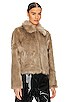 view 3 of 5 WILLOW FAUX FUR ジャケット in Taupe