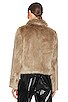 view 4 of 5 WILLOW FAUX FUR ジャケット in Taupe