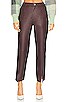 view 1 of 4 Blair Seamed Leather Pant in Fig