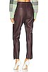 view 3 of 4 Blair Seamed Leather Pant in Fig