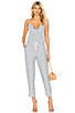 view 1 of 3 Linen Strappy Jumpsuit in Engineer Stripe