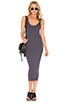 view 1 of 3 Silk Rib Tank Dress in Tempest