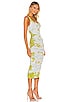 Silk Rib Tank Midi Dress, view 2 of 4, click to view large image.