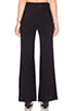 Silk Noil Wide Leg Trouser, view 3 of 4, click to view large image.