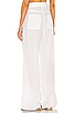view 3 of 4 Linen High Waist Wide Leg Pant in White