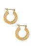 view 2 of 3 PRESLEY 훕스 in Gold