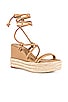 view 2 of 5 Lidia Wedge Sandal in Tanned
