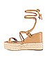view 5 of 5 Lidia Wedge Sandal in Tanned