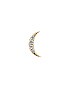 view 1 of 1 Mini Crescent Moon Stud in Gold