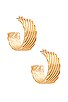 view 1 of 3 PAVE フープ in Gold