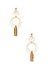 Multi Circle Earring with Fringe Bars, view 1 of 2, click to view large image.