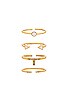view 1 of 3 Ring Set in Gold