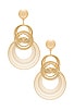 view 1 of 2 Art Deco Earrings in Gold