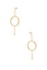 view 2 of 2 Linked Melodies Earrings in Gold