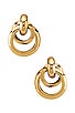 view 1 of 2 PENDIENTES in Gold