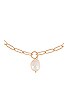 view 2 of 2 Pearl Pendant Necklace in Gold