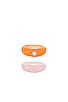 view 1 of 4 Resin Ring Set in Pink & Orange