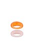 view 3 of 4 Resin Ring Set in Pink & Orange