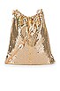 view 1 of 5 Shell & Gold Mesh Shoulder Bag in Gold