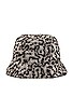 Charlie Faux Fur Bucket Hat, view 3 of 3, click to view large image.