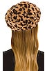 Mishka Faux Fur Beret, view 2 of 3, click to view large image.