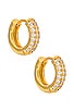view 1 of 2 BOUCLES D'OREILLES YOLANDA in Gold