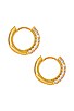 view 2 of 2 BOUCLES D'OREILLES YOLANDA in Gold
